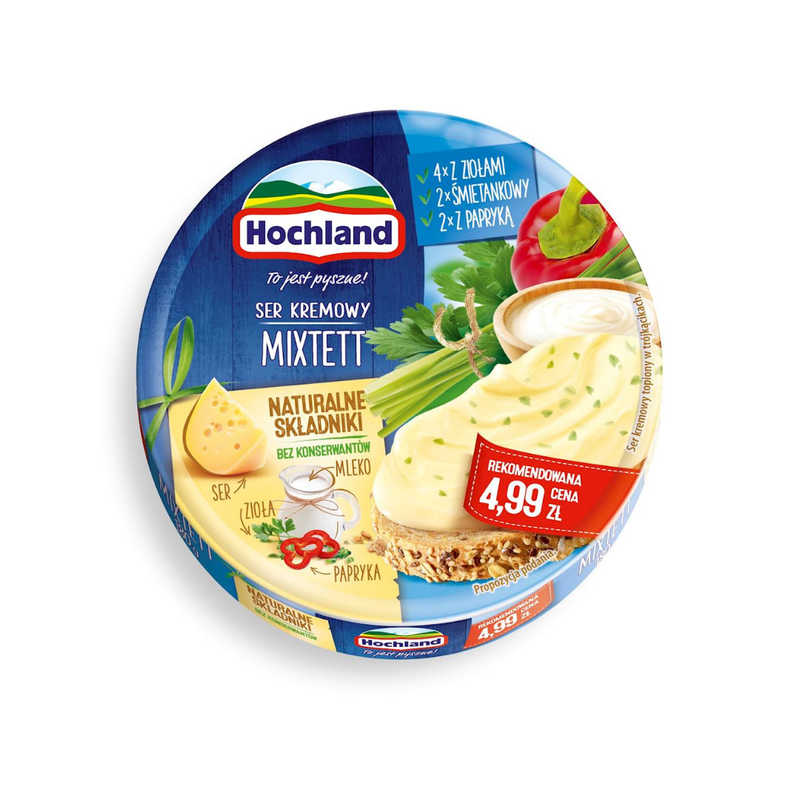 Hochland Mixtet Triangular Cheese 180gr-London Grocery