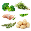 Homestyle Sunday Roast Box | 6 Ingredients | Boneless Chicken Thighs | Rosemary | Thyme | Baby Potatoes | Broccoli | Green Beans | London Grocery