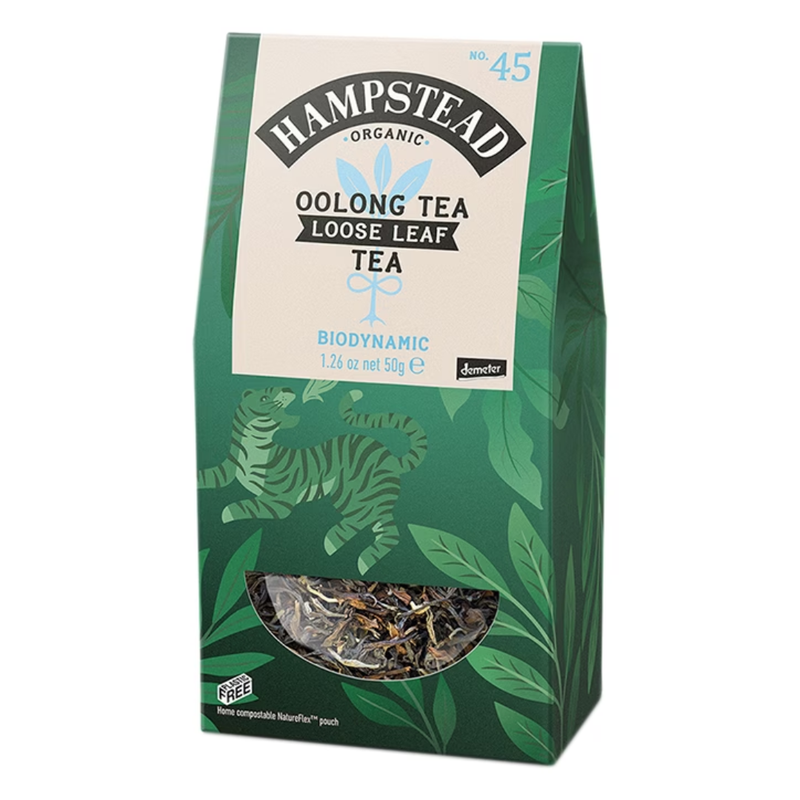 Hampstead Organic Oolong Green Tea 50g | London Grocery