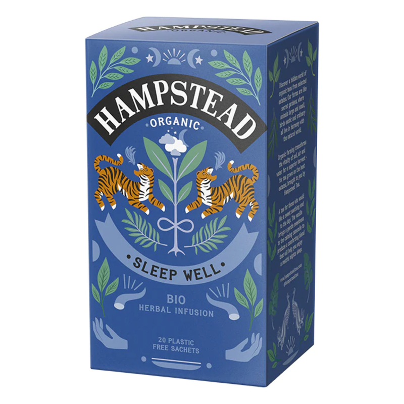 Hampstead Organic Sleep Well Bio Herbal Infusion 20 Sachets | London Grocery