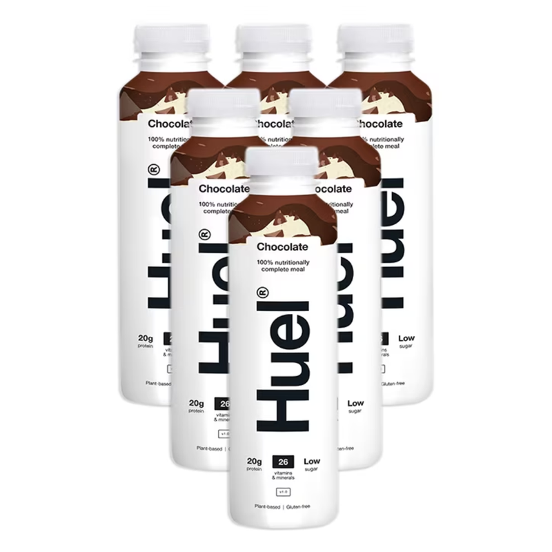 Huel 100% Nutritionally Complete Meal Chocolate 6 x 500ml | London Grocery