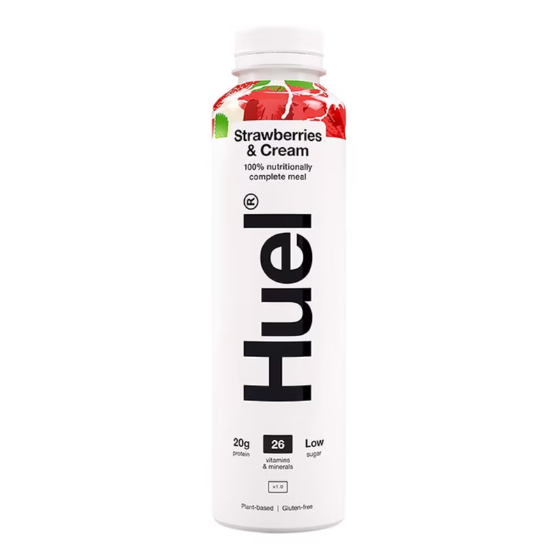Huel 100% Nutritionally Complete Meal Strawberries & Cream 500ml | London Grocery