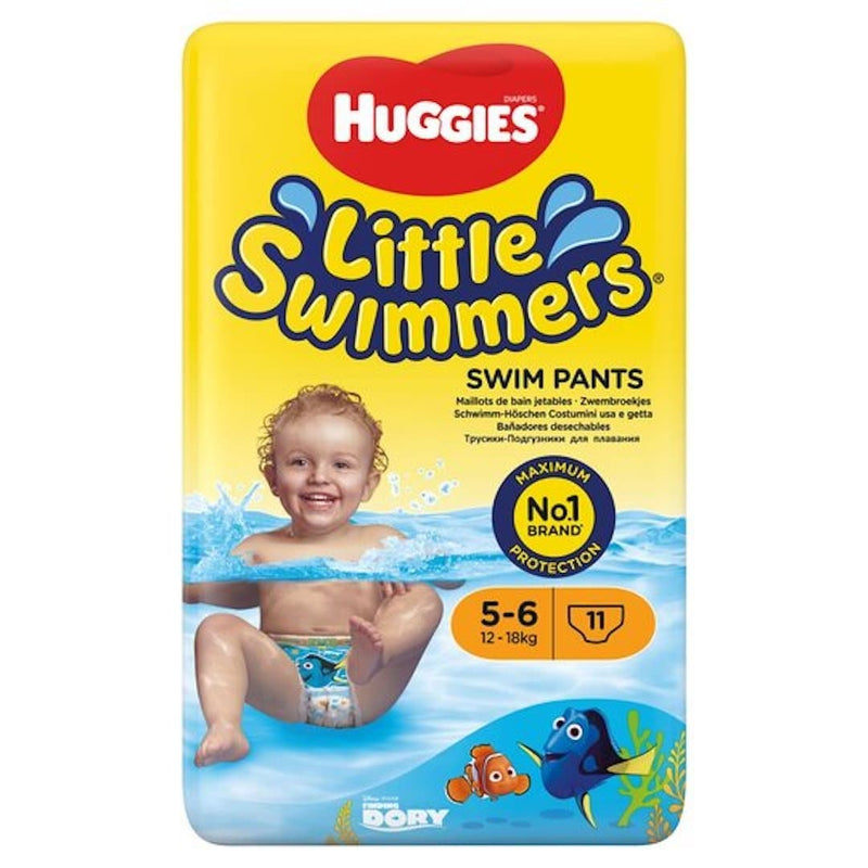 Huggies Little Swimmers Size 5-6 12-18Kg 11 Pants-London Grocery