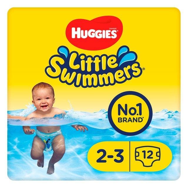 Huggies Little Swimmers Size 2-3 3-8Kg 12 Pants-London Grocery