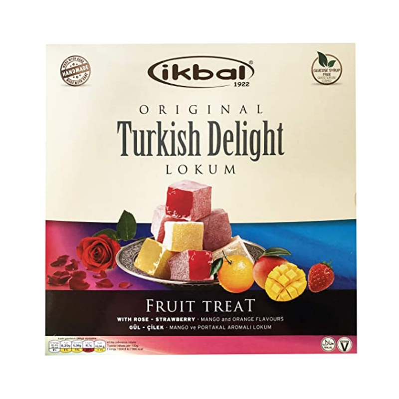 IKBAL Turkish Delight - Fruit Treat 350g-London Grocery