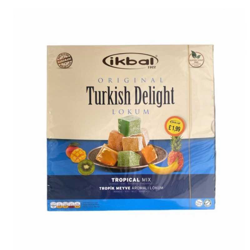 IKBAL Turkish Delight - Tropical Mix 350g-London Grocery