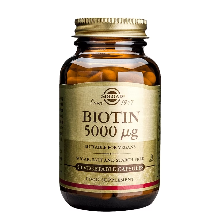 Solgar Biotin 5000µg 50 Vegi Capsules | London Grocery