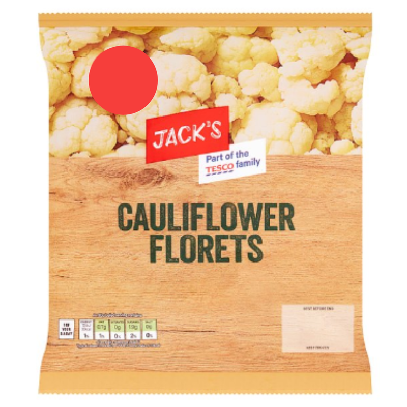 Jack's Cauliflower Florets 500g x 8 Packs | London Grocery