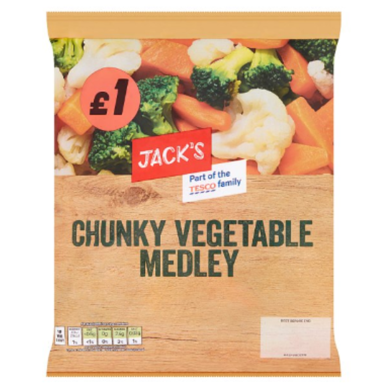 Jack's Chunky Vegetable Medley 500g x 8 Packs | London Grocery