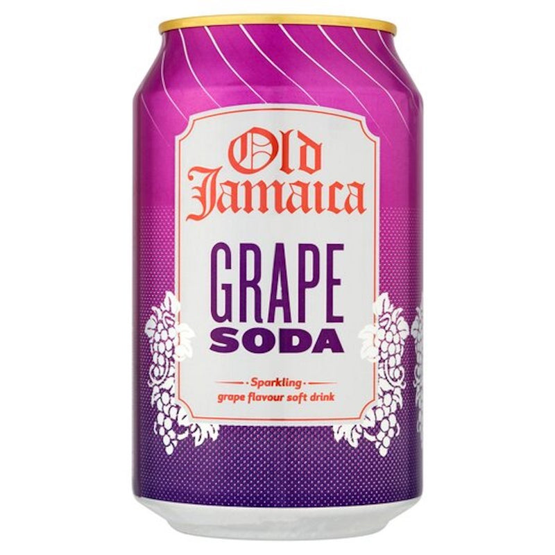 Old Jamaica Sparkling Grape Soda Drink 330ml-London Grocery