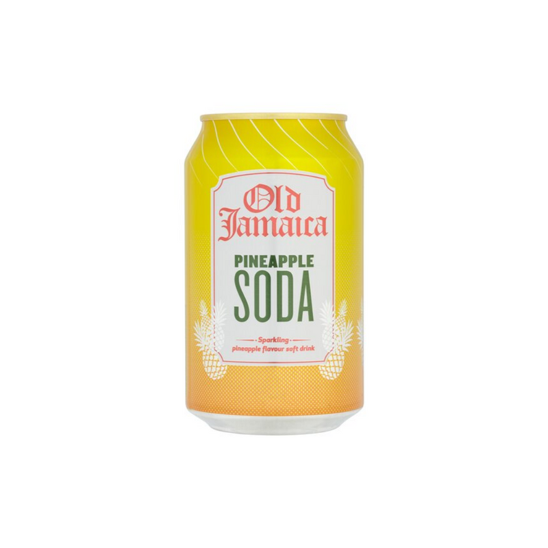 Old Jamaica Sparkling Pineapple Soda Drink 330ml-London Grocery