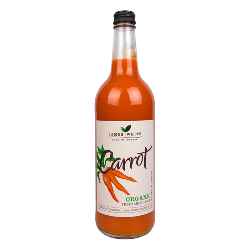 James White Drinks Organic Carrot Juice 750ml | London Grocery