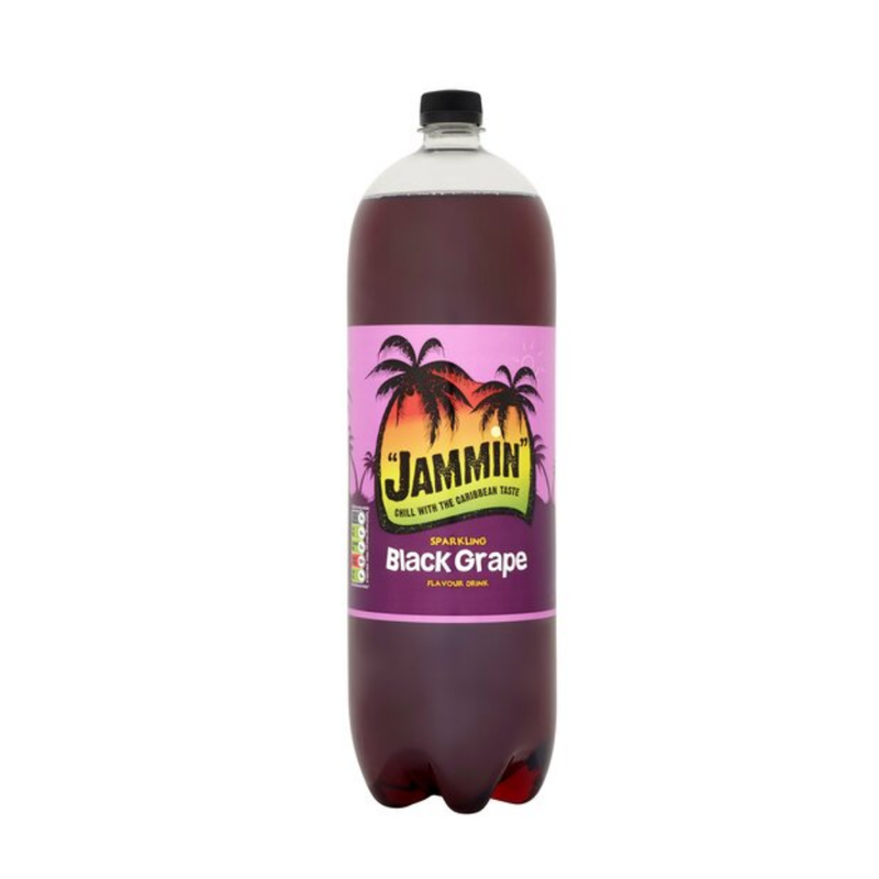 Jammin Sparkling Black Grape Drink 2 Litres-London Grocery