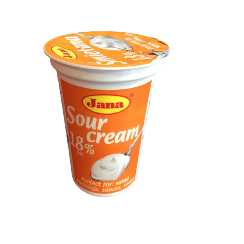 Jana Sour Cream 400 ml 18% fat - London Grocery