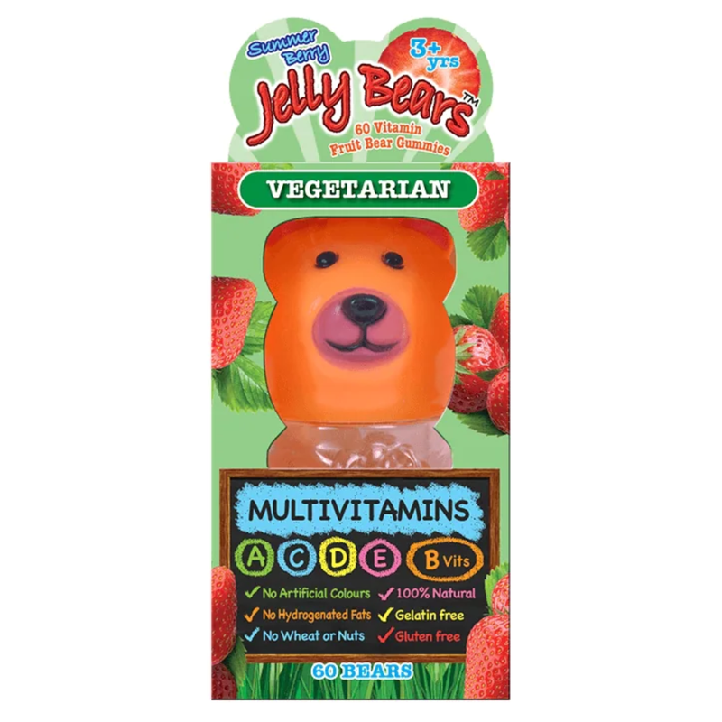 Jelly Bears Multivitamins Fruit Bear 60 Chewables | London Grocery