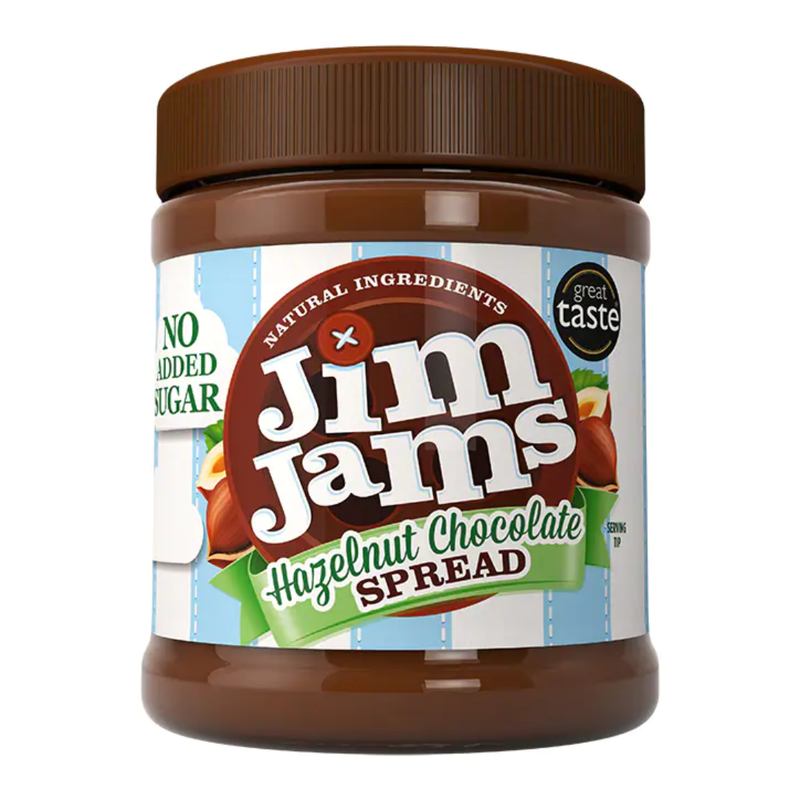 Jim Jams 83% Less Sugar Hazelnut Chocolate Spread 350g | London Grocery