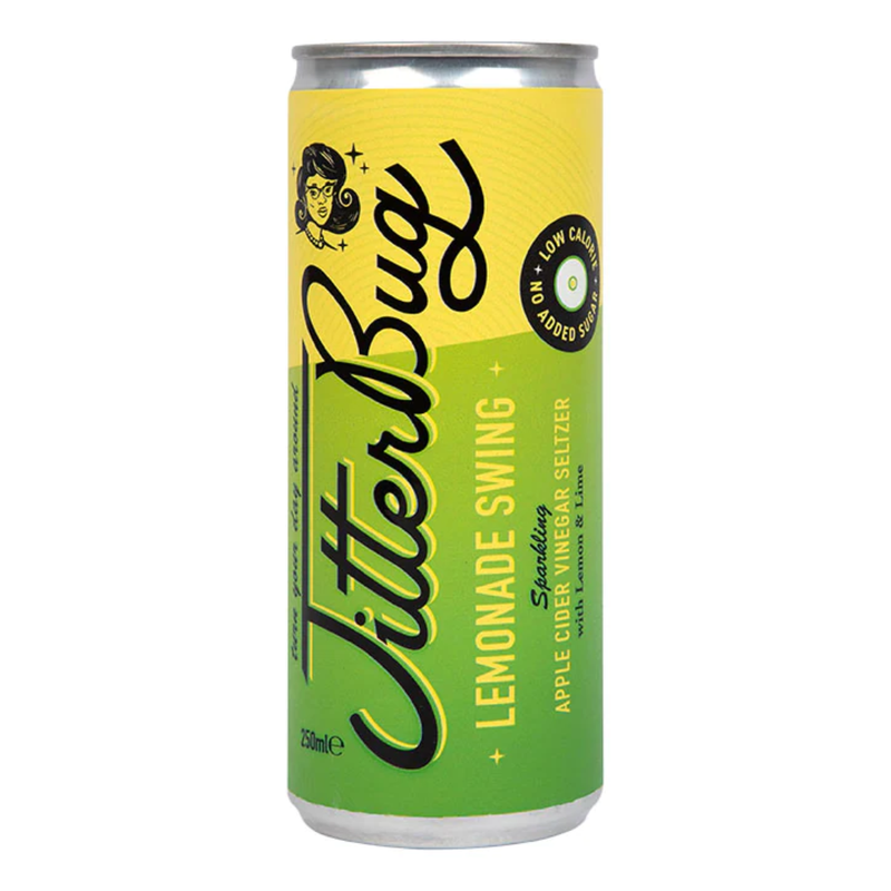 Jitterbug Lemonade Swing Sparkling Apple Cider Vinegar with 'The Mother' Drink 250ml | London Grocery