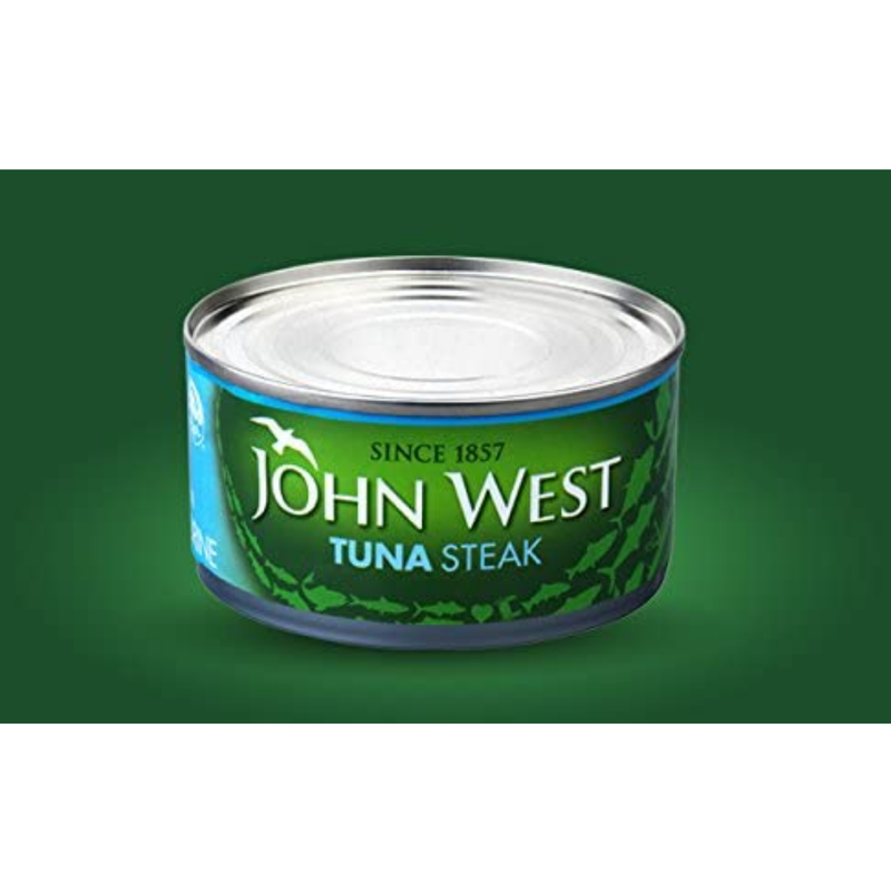 John West Tuna Steak in Brine 12 x 160g | London Grocery