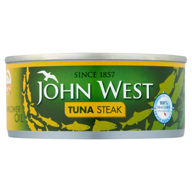 John West Tuna Steak in Sunflower Oil 12 x 160g | London Grocery