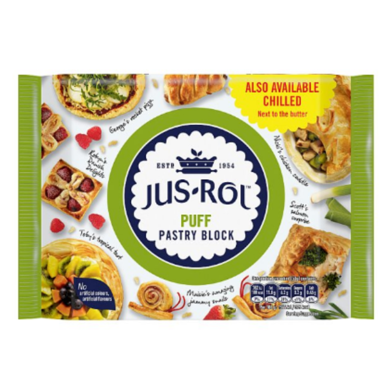 Jus-Rol Puff Pastry Block 500g x 1 Pack | London Grocery