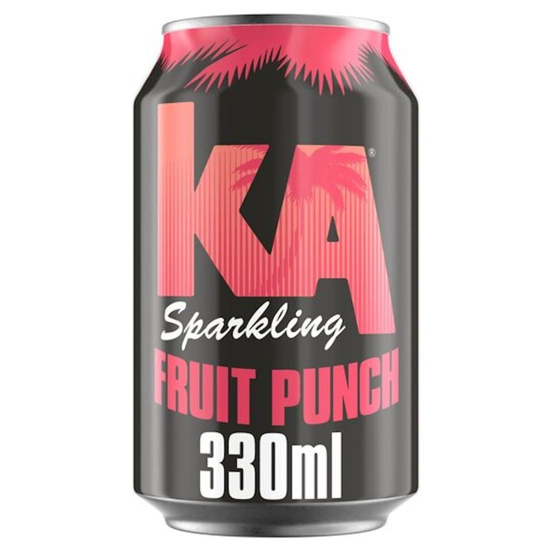 K.A. Sparkling Fruit Punch Can 330ml-London Grocery