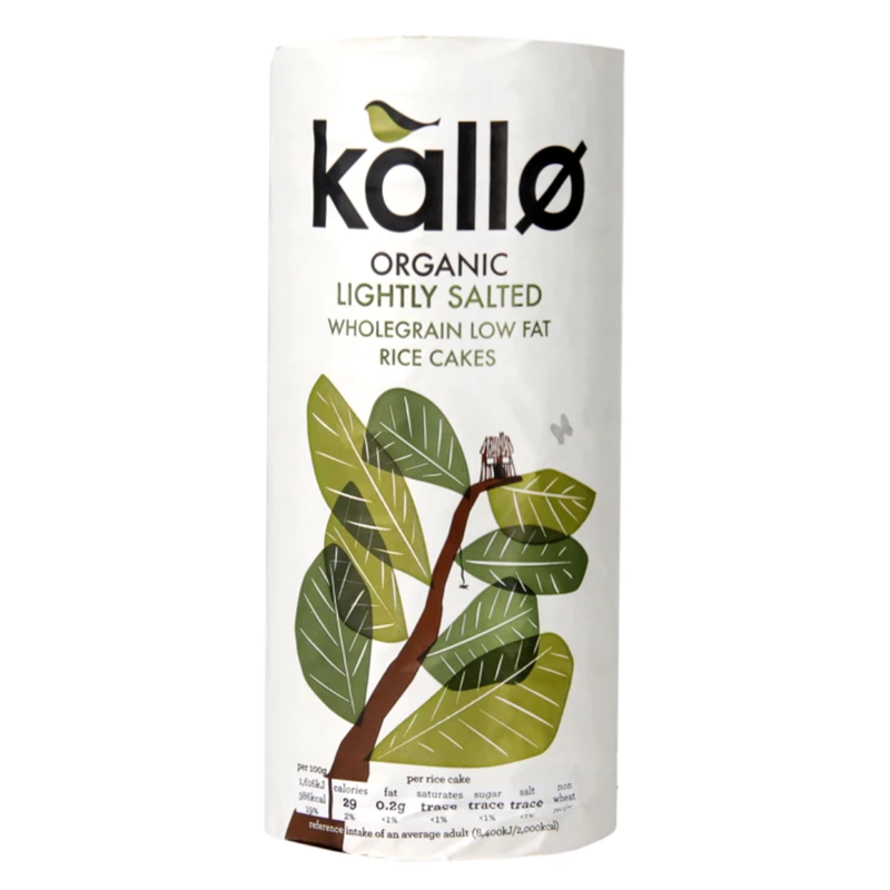 Kallo Sea Salt Rice Cakes 130g | London Grocery