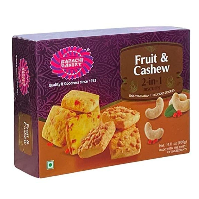 Karachi Bakery - Fruit & Cashew Biscuits 400gr-London Grocery