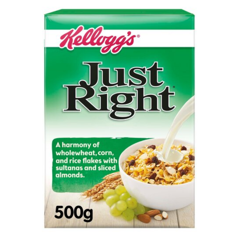 Kellogg's Just Right Cereal 500gr-London Grocery