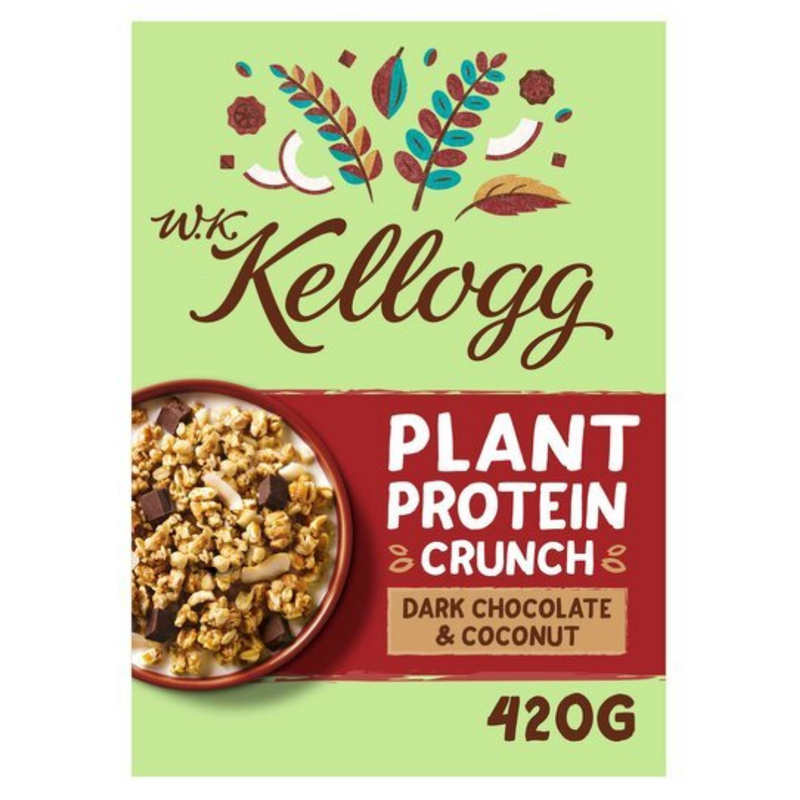 Kellogg's Wkk Protein Chocolate & Coconut 420gr-London Grocery
