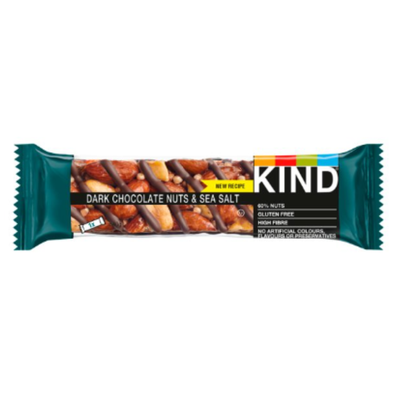 Kind Dark Chocolate Nuts & Sea Salt Snack Bar 40g x Case of 12 - London Grocery