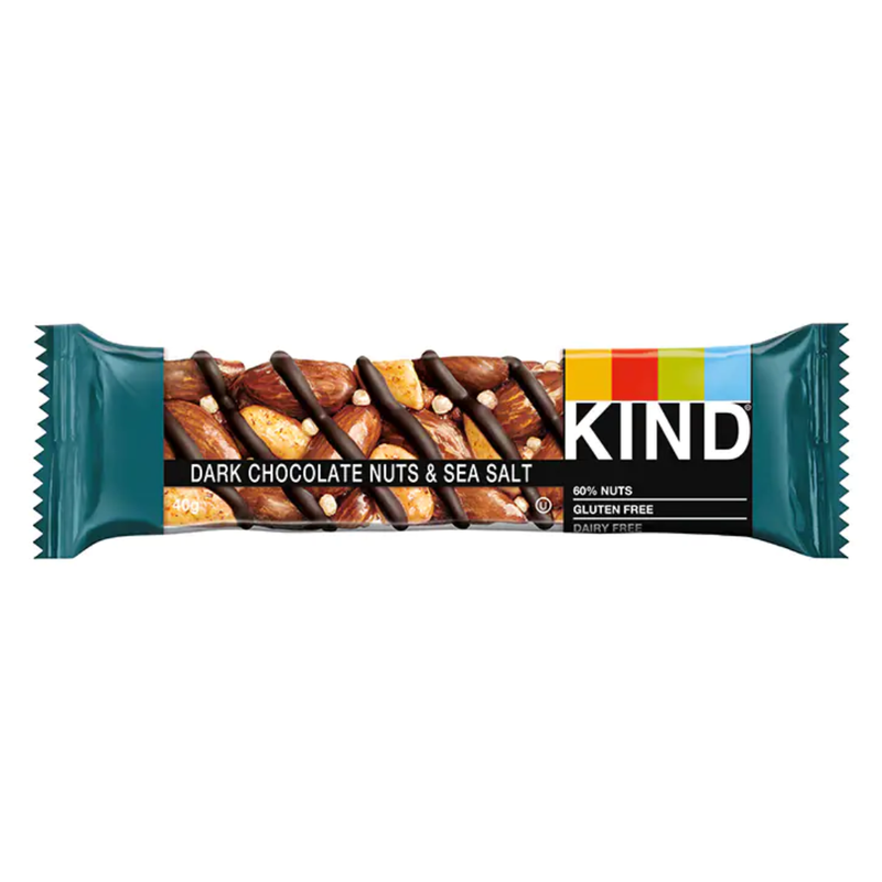 KIND Dark Chocolate Nuts & Sea Salt Bar 40g | London Grocery