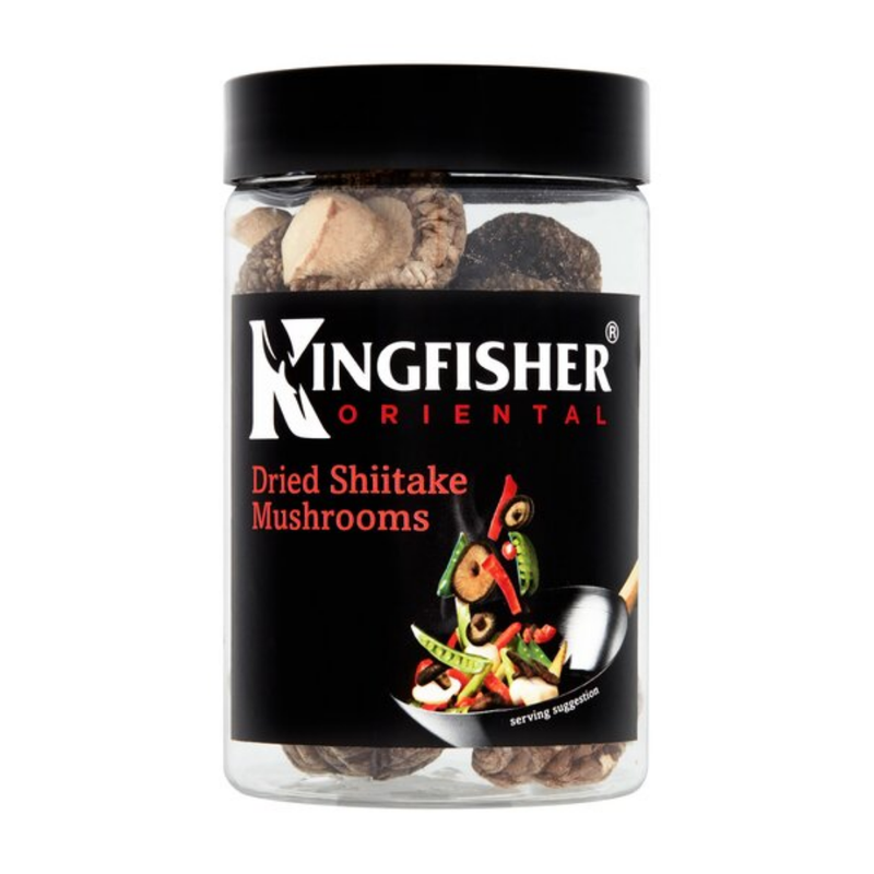 Kingfisher Dried Shiitake Mushrooms 40gr-London Grocery