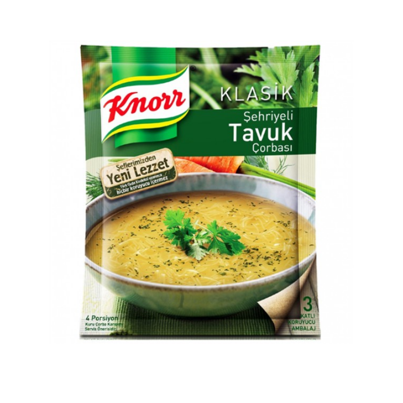 Knorr Chicken Soup (Sehriyeli Tavuk Corbasi ) 54Gr-London Grocery