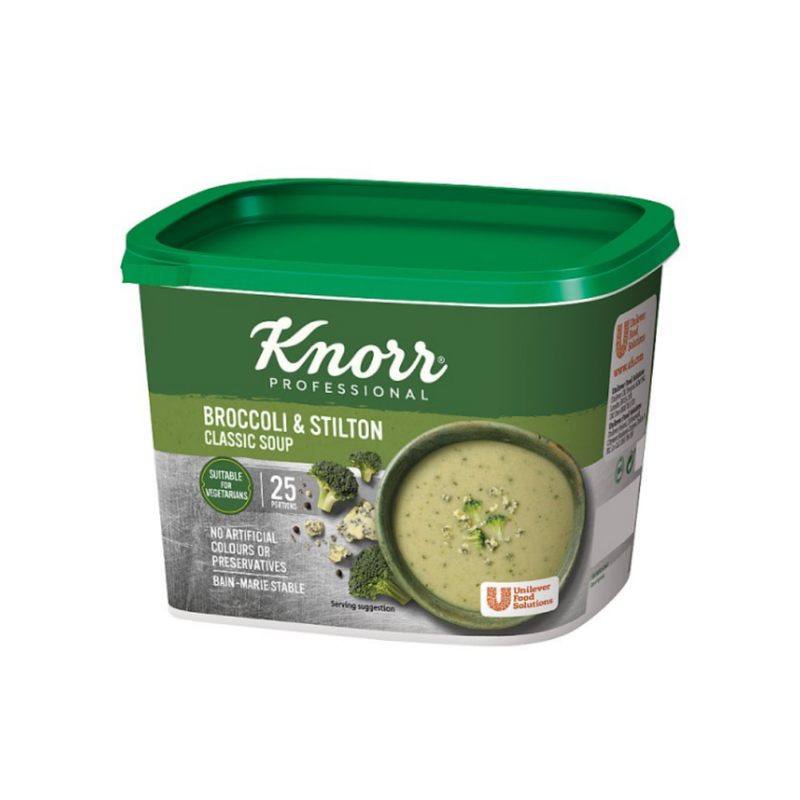 Knorr Professional Classic Broccoli & Stilton Soup 25 Port x 6 cases - London Grocery