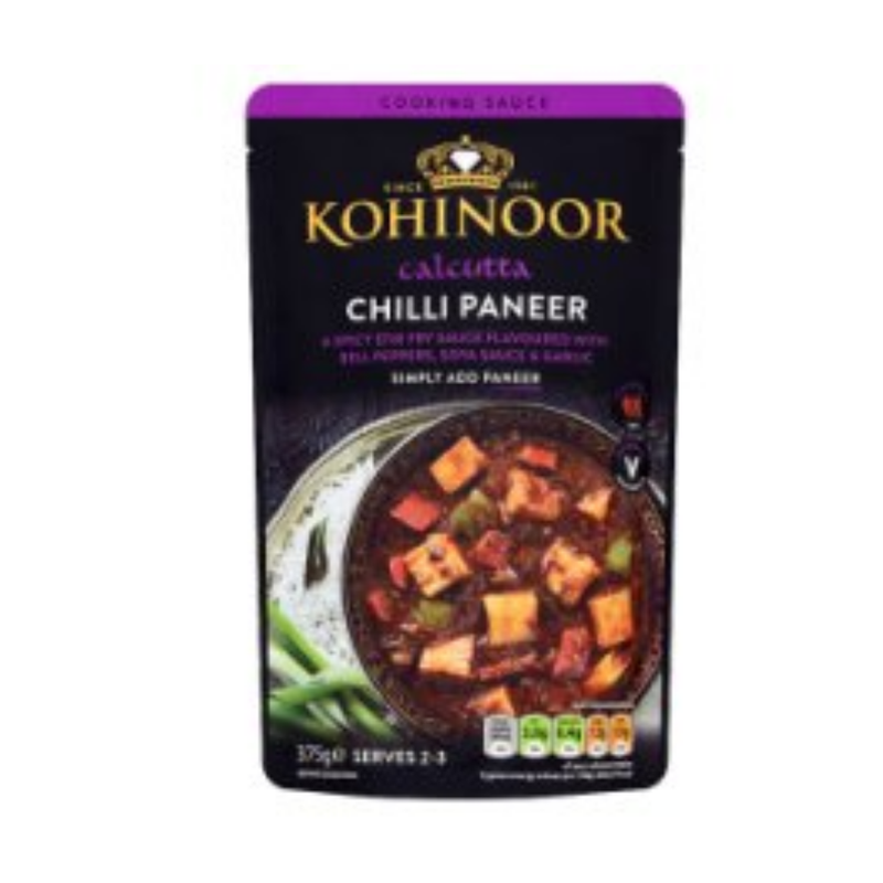 Kohinoor Chilli Paneer Cooking Sauce 375gr-London Grocery