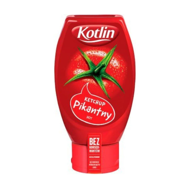 Kotlin Hot Ketchup 450gr-London Grocery
