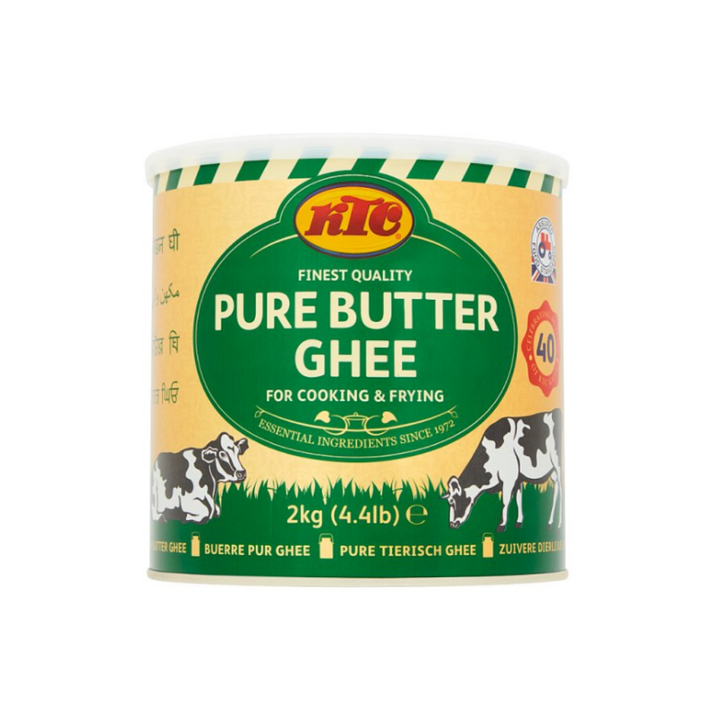 KTC Finest Quality Pure Butter Ghee 2kg - London Grocery