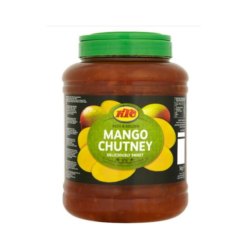 KTC Mango Chutney 5kg x 4 cases  - London Grocery