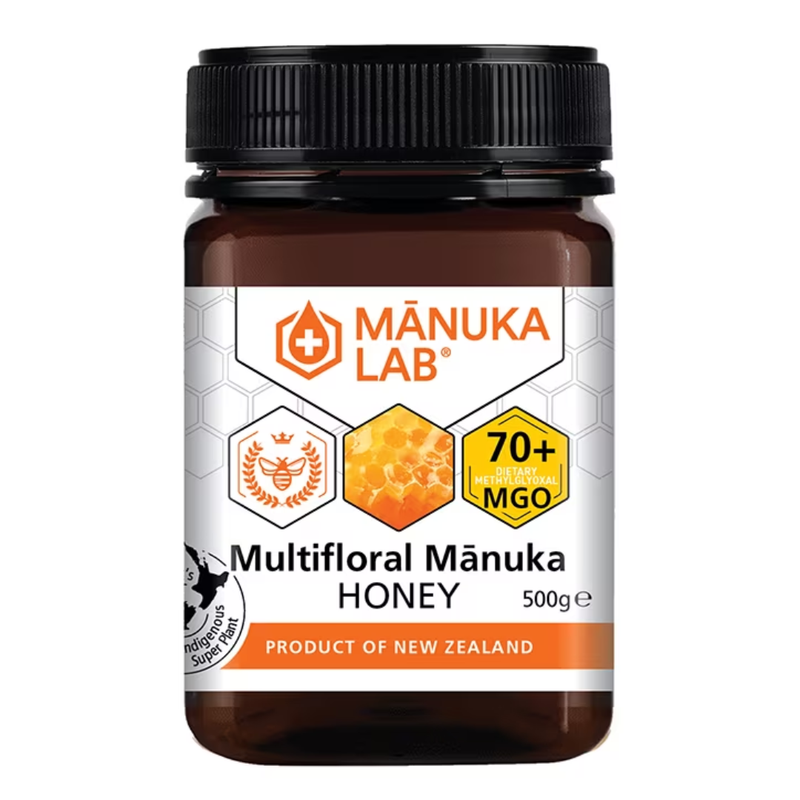 Manuka Lab Multifloral Manuka Honey 70 MGO 500g | London Grocery