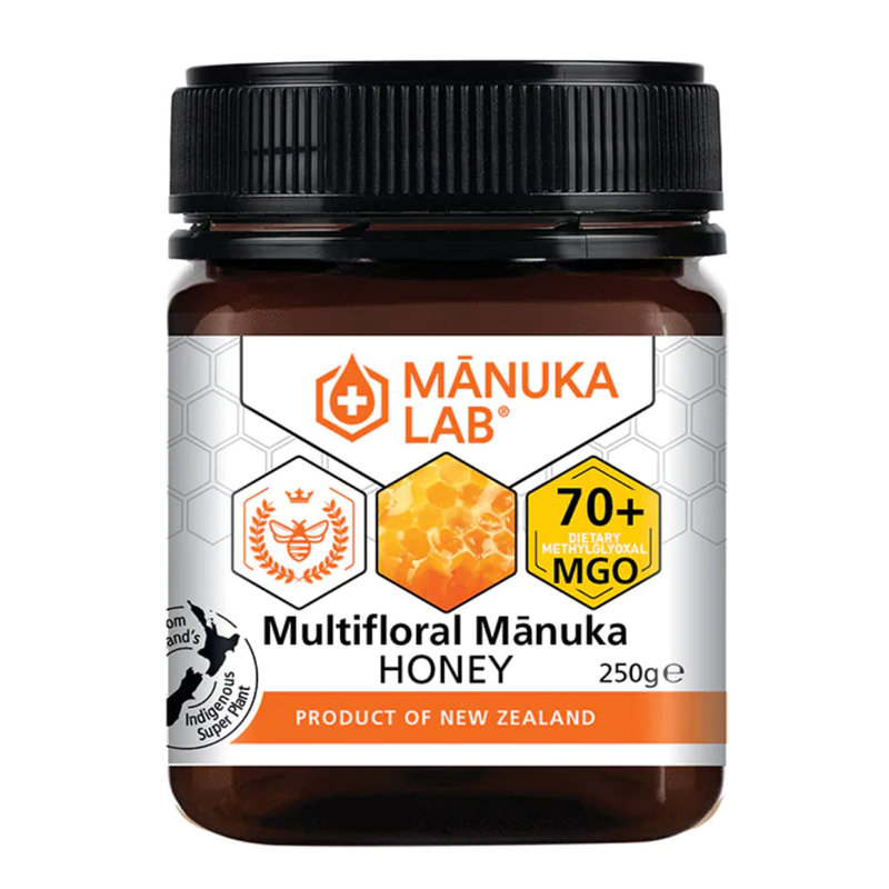 Manuka Lab Multifloral Manuka Honey 70 MGO 250g | London Grocery