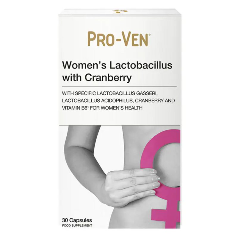 Pro-Ven Women’s Lactobacillus With Cranberry 30 Capsules | London Grocery