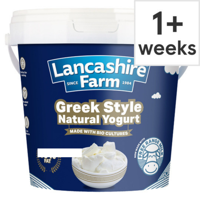 Lancashire Farm Greek Style Yogurt 1Kg-London Grocery