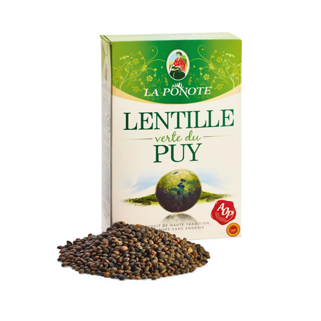La Ponote Le Puy Green Lentils AOP 500g - London Grocery