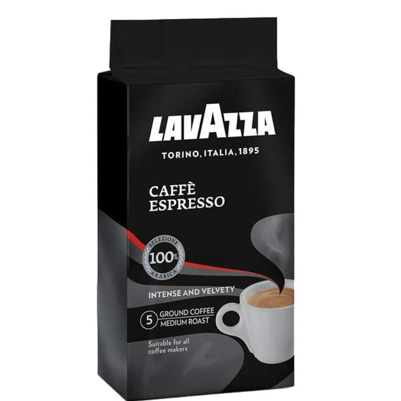 Lavazza Espresso (Black) Ground Coffee 250gr -London Grocery