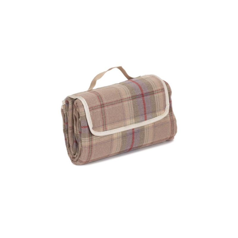 Lavender Tartan Picnic Rug | London Grocery