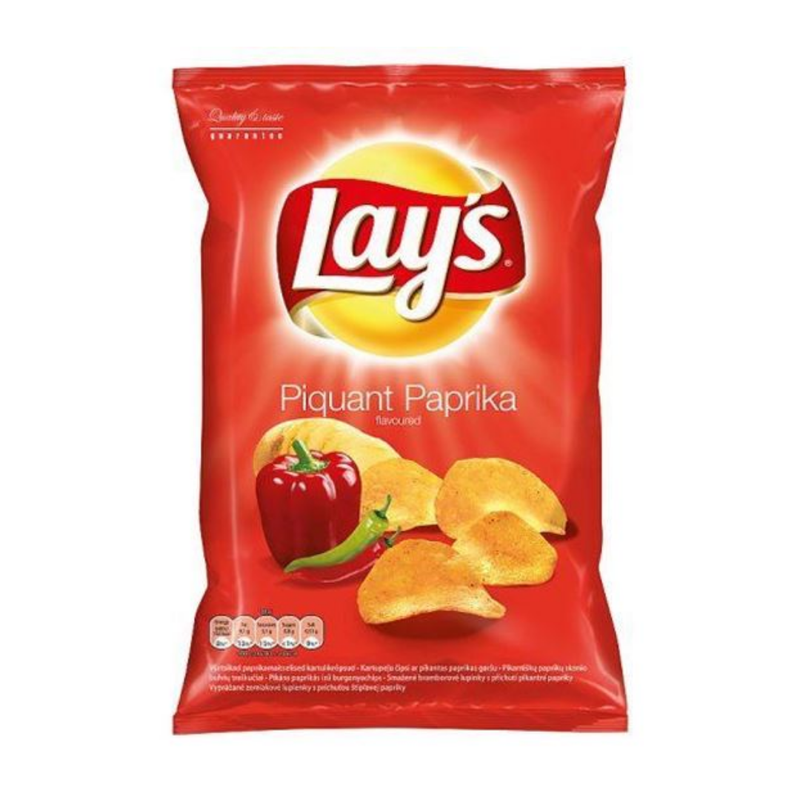 Lays Hot Paprika (Piquant) Flavoured Crisps 140gr - London Grocery