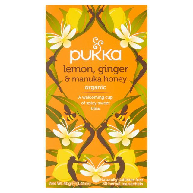 Pukka Lemon, Ginger & Manuka Honey Tea 20 Bags - London Grocery
