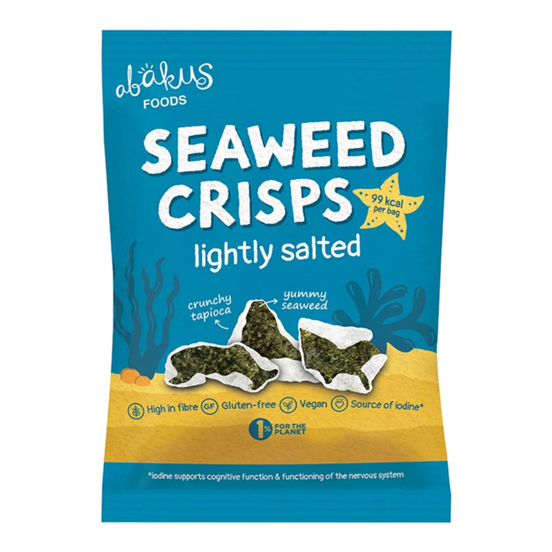 Abakus Foods Seaweed Crisps Lightly Salted 18g | London Grocery