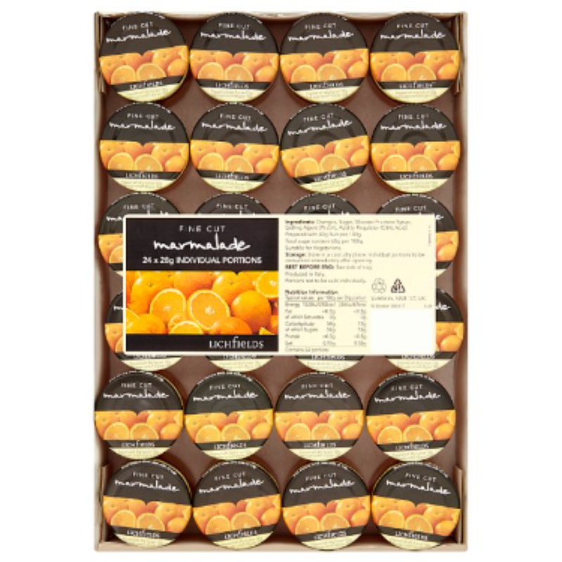 Lichfields Fine Cut Marmalade 24 x 28g x 1 - London Grocery