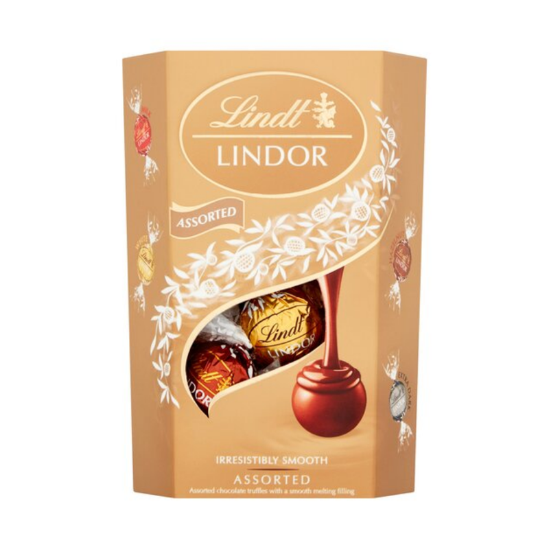 Lindt Lindor Assorted Chocolate Truffles 200gr-London Grocery